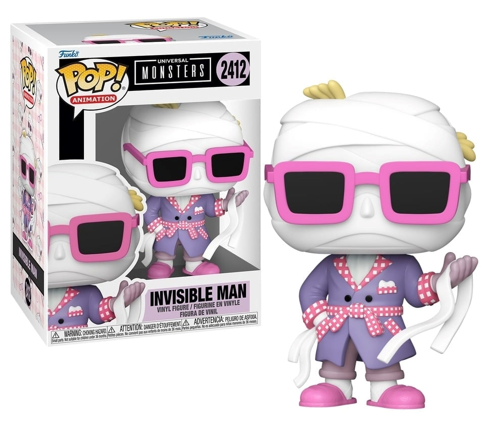 FUNKO POP Movies: Universal Monsters - 2412 Invisible Man With Chase 9cm Funko