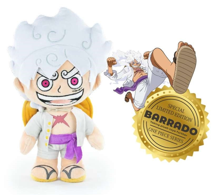 Barrado One Piece: Luffy Gear 5 T3 (Special Edition) - Peluche 34cm Barrado