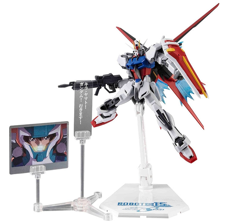 BANDAI - THE ROBOT SPIRITS SIDE MS GAT X105 AQM E X01 AILE STRIKE GUNDAM V ANIME ROBOT SPIRITS 15TH ANNIVERSARY Tamashii Nations