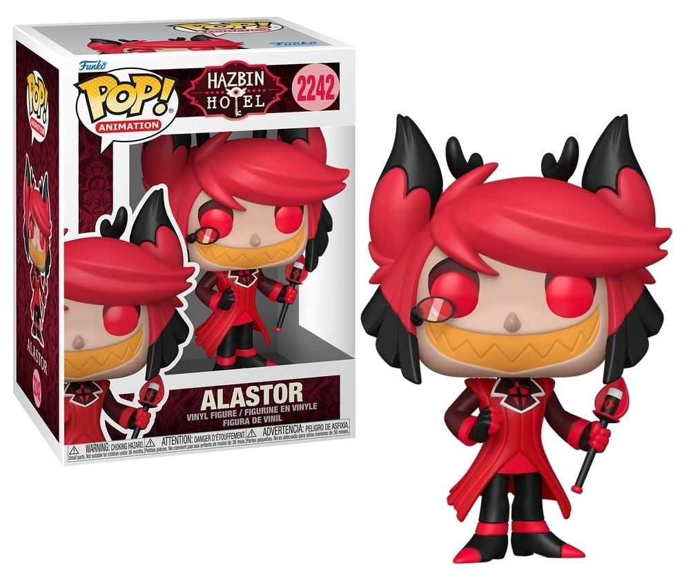 FUNKO POP Animation: Hazbin Hotel - 2242 Alastor With Chase 9cm (REPRINT 10/26) Funko