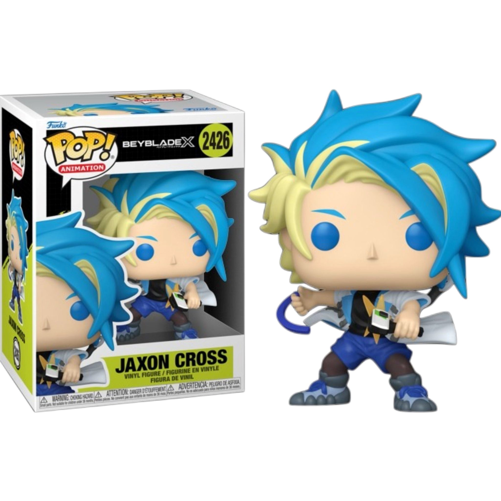 FUNKO POP Animation: Beyblade X - 2426 Jaxon Cross With Chase 9cm Funko