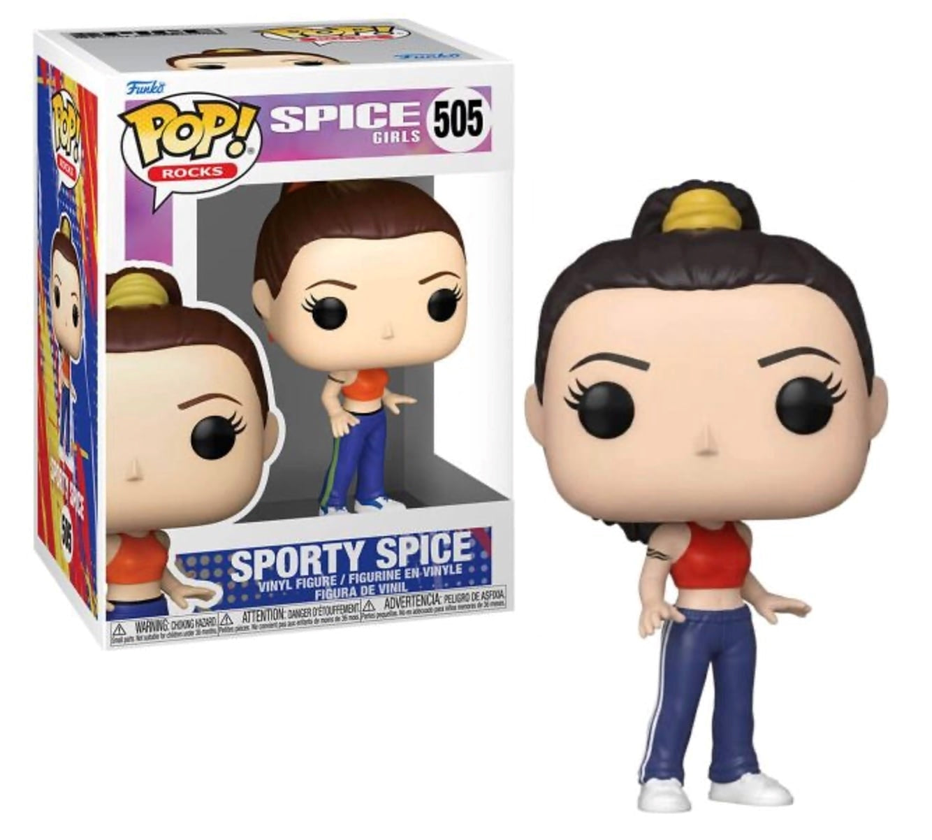 FUNKO POP Rocks: Spice Girls - 505 Sporty Spice (WNBE) 9cm Funko