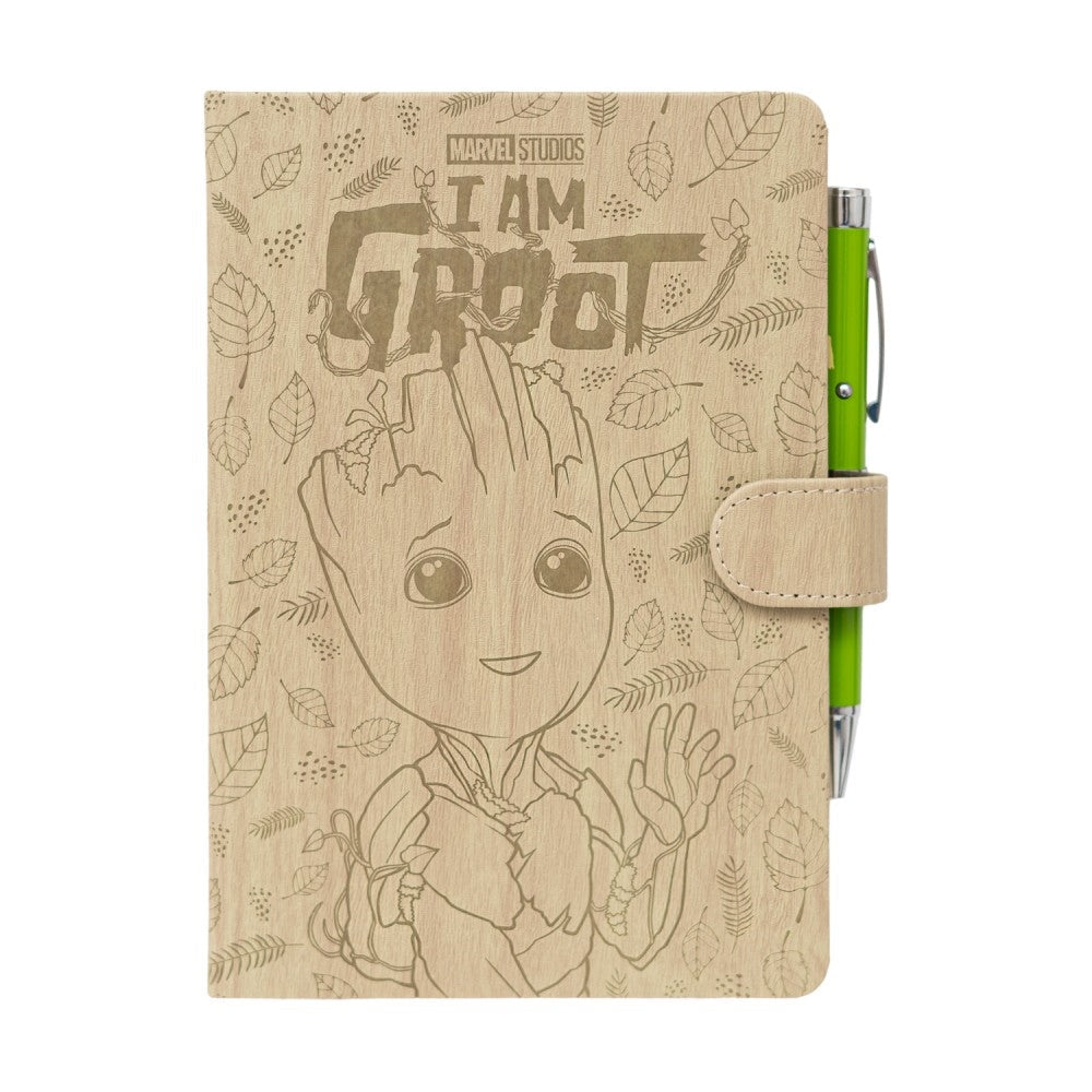 ERIK.QUADERNO PREMIUM A5 CON PENNA PROIETTORE MARVEL GROOT ERIK.
