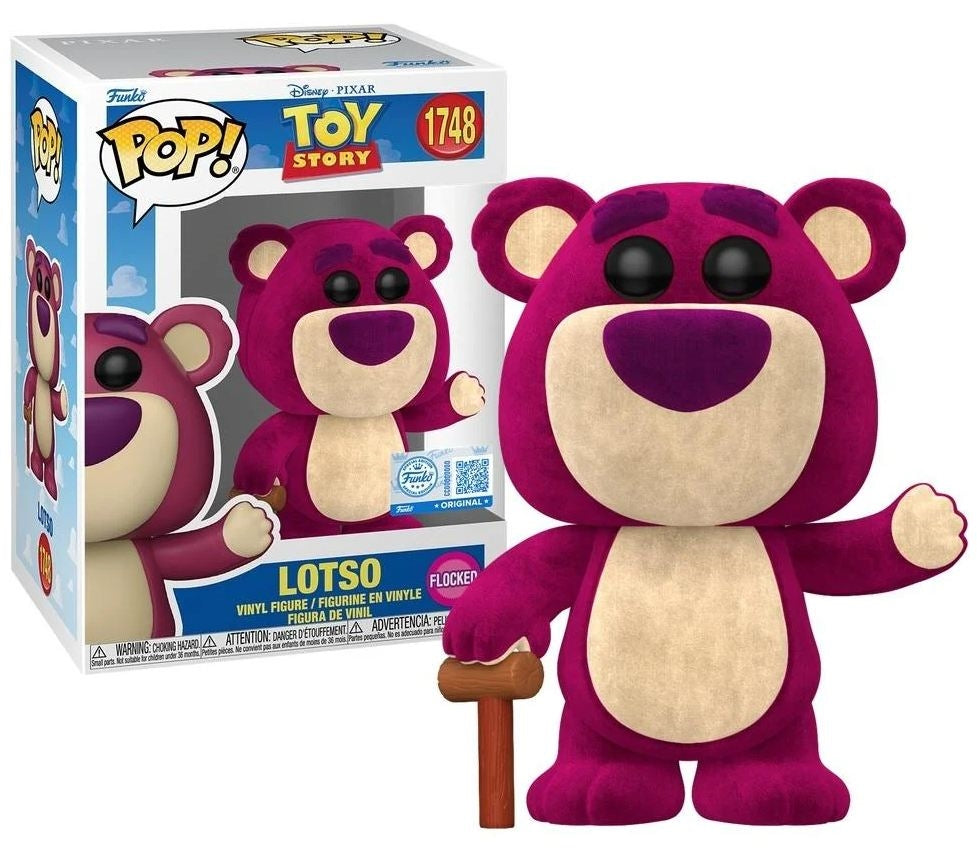 FUNKO POP Disney: Toy Story - 1748 Lotso (Flocked) (Exclusive) 9cm (DAMAGED BOX) Funko