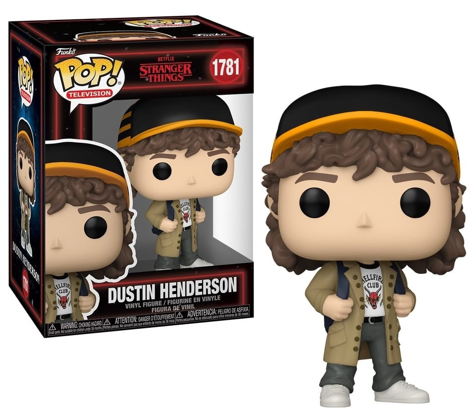 FUNKO POP Television: Stranger Things S5 - 1781 Dustin Henderson 9cm (REPRINT 06/26) Funko