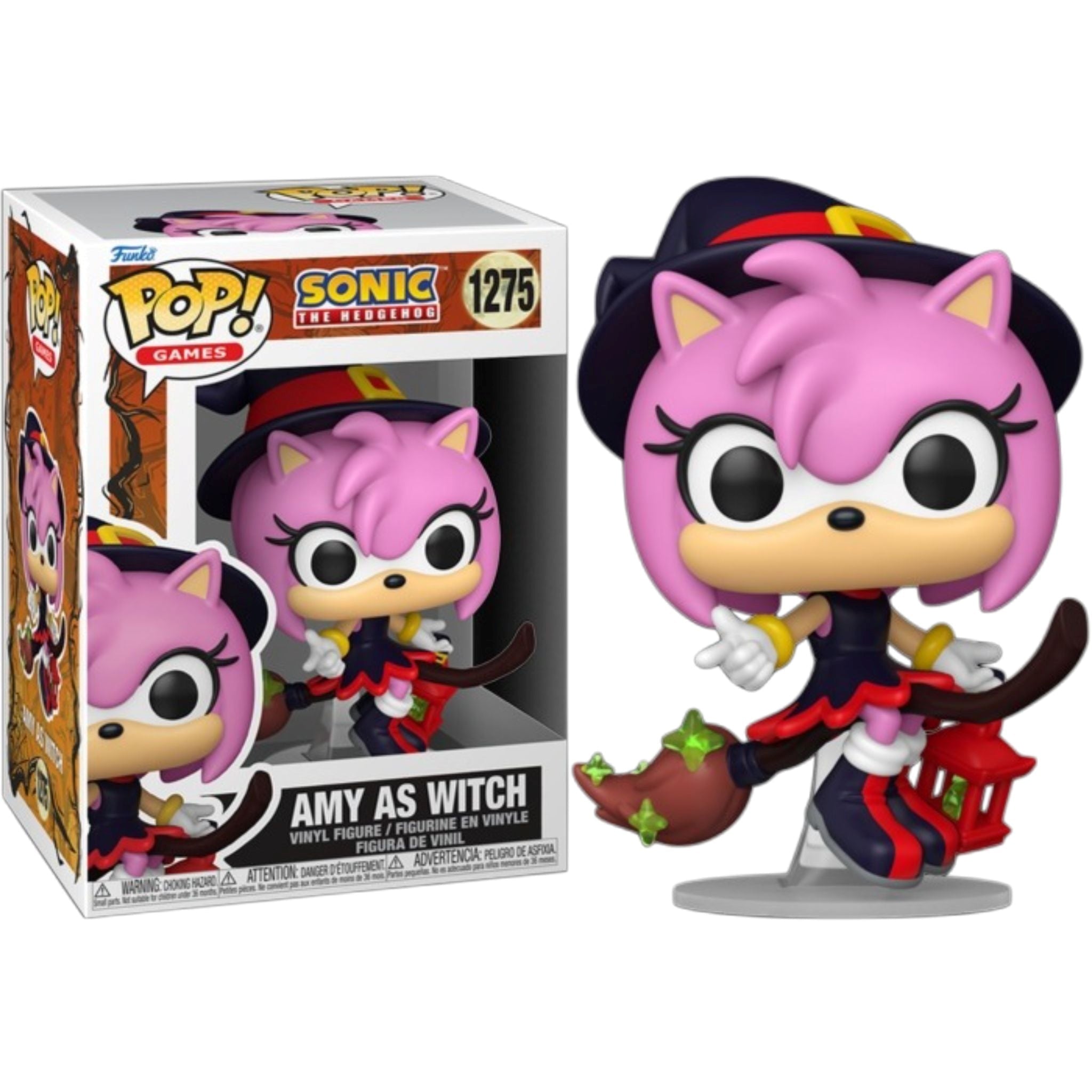 FUNKO POP Games: Sonic The Hedgehog - 1275 Amy As Witch 9cm Funko