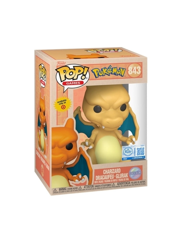 FUNKO POP Pokemon - 843 Charizard (Soft Color) (Exclusive) 9 cm Funko
