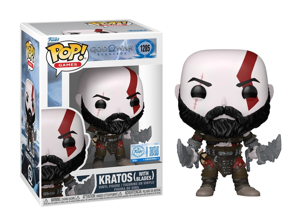 FUNKO POP Games: God Of War - 1285 Kratos With Blades (Exclusive) 9cm Funko