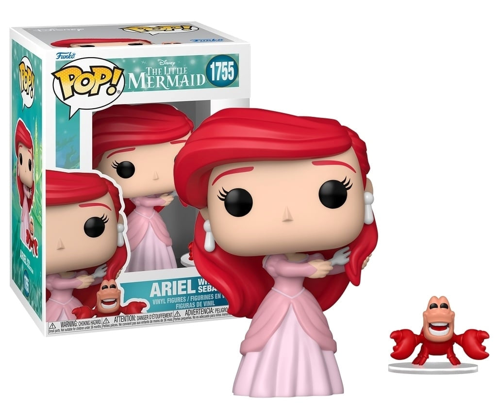 FUNKO POP Disney: The Little Mermaid - 1755 Ariel With Sebastian 9cm Funko