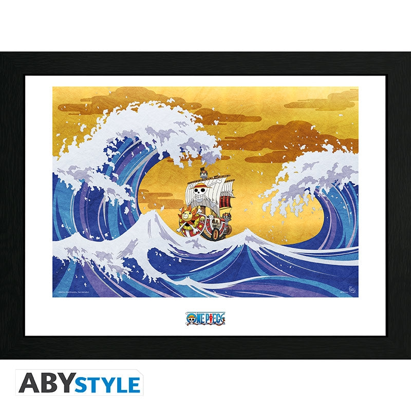 ABYSTYLE ONE PIECE - Poster Incorniciato: "Thousand Sunny" (30x40) Abystyle