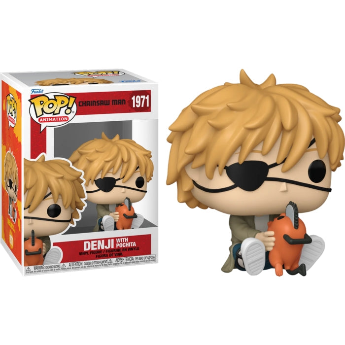 FUNKO CHAINSAW MAN - POP Animation N° 1971 - Denji & Pochita 9 cm Funko