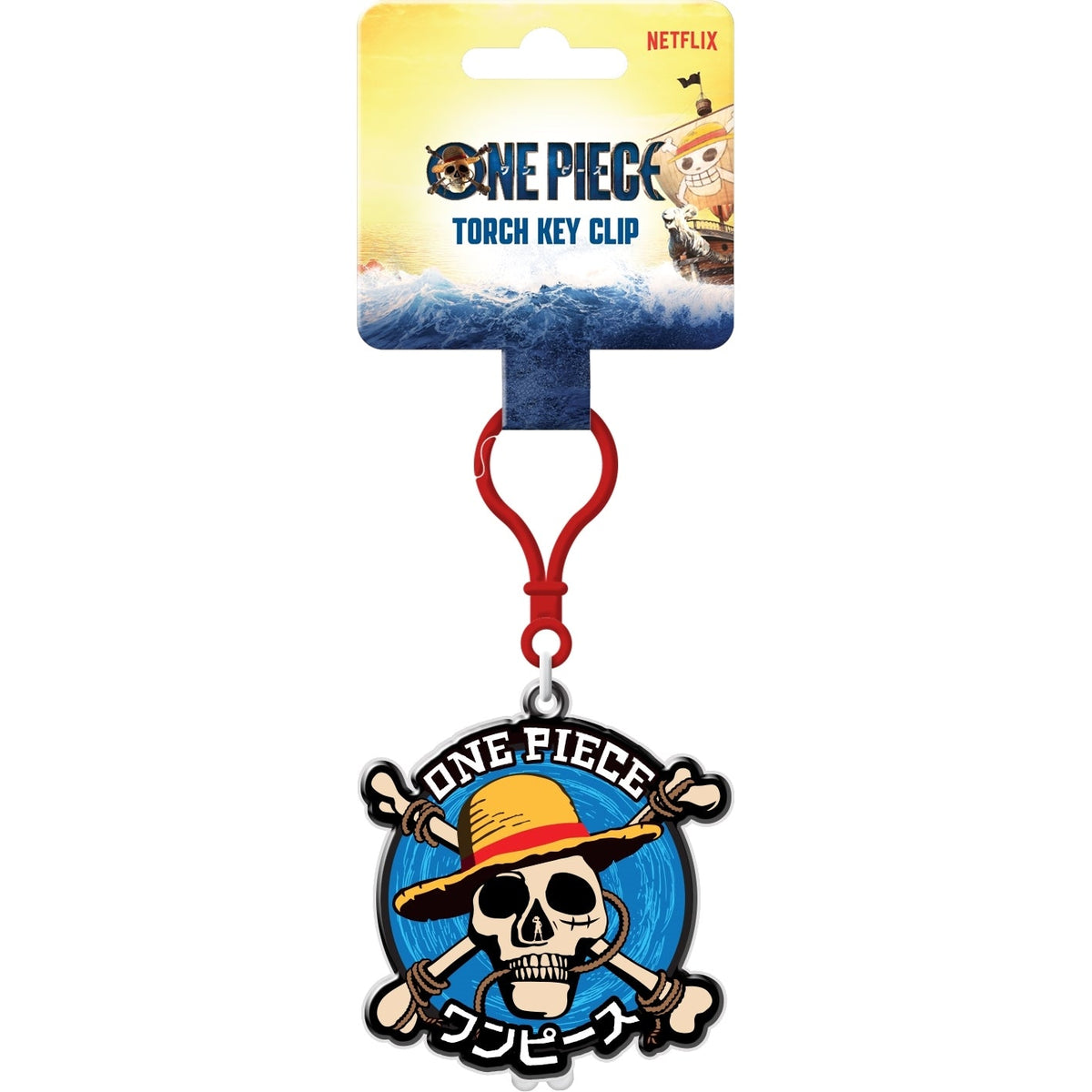 PYRAMID ONE PIECE (STRAW HAT CREW ICON) TORCH KEYCLIP Pyramid