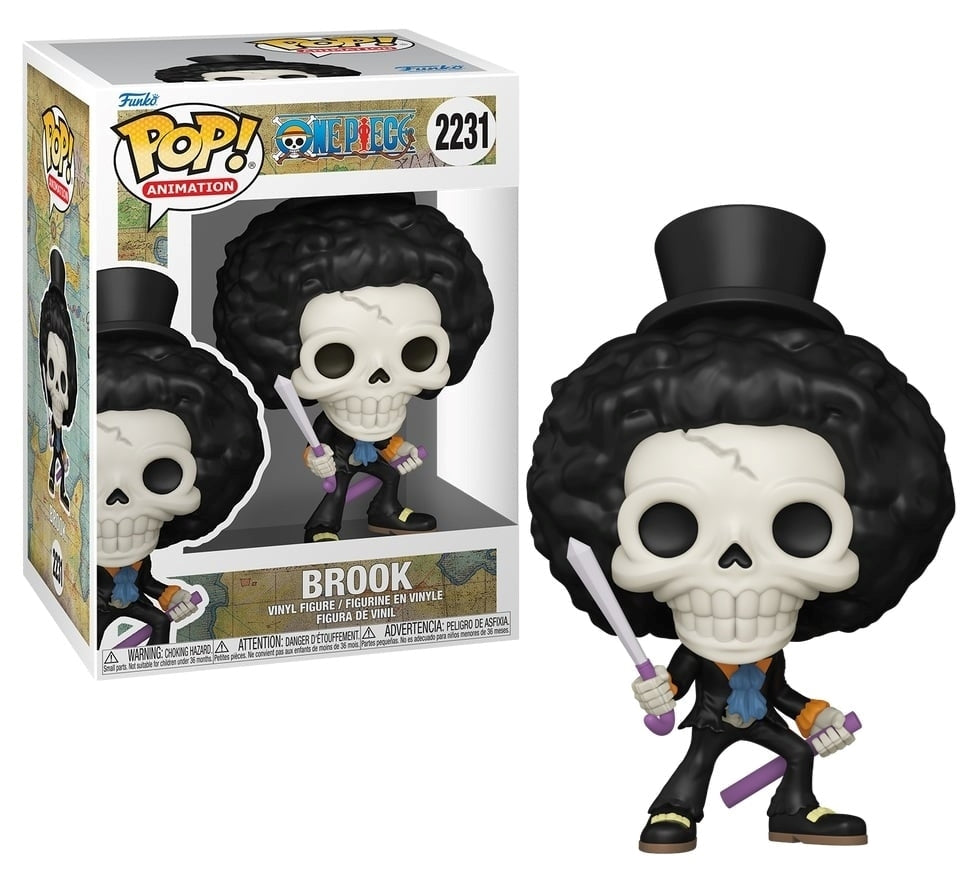FUNKO POP Animation: One Piece - 2231 Brook Refresh 9cm Funko