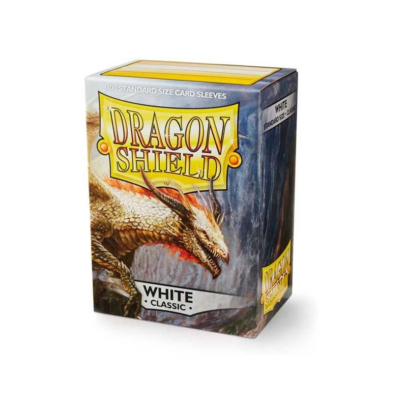 DRAGON SHIELD Standard Sleeves - White (100 Sleeves) Dragon Shield