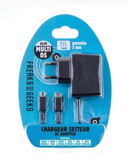 AC Charger New 3DS XL/2DS/3DS/3DS XL/DSi/DSi XL/DS Lite (blister) Trade Invaders