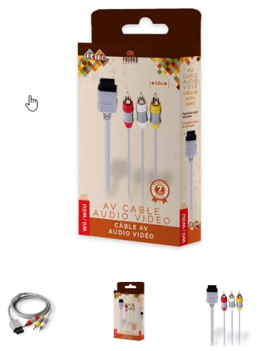 AV cable for Wii/Wii U (in F&G bag + label) Trade Invaders