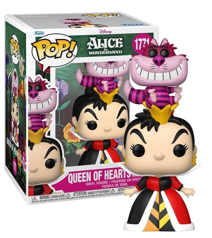 FUNKO POP Premium Disney: Alice In Wonderland - 1771 Queen of Hearts with Cheshire Cat Funko