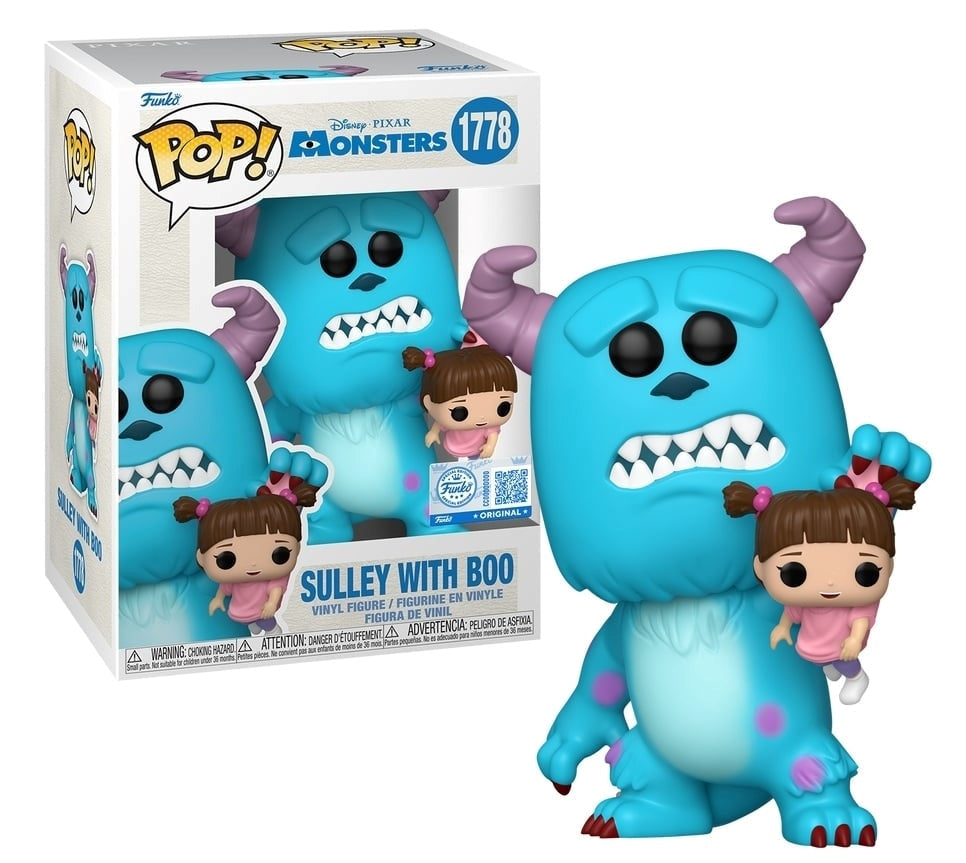 FUNKO POP Disney: Monsters INC - 1778 Sulley With Boo (Exclusive) 9cm Funko