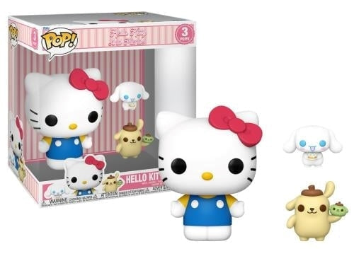 FUNKO POP Sanrio Jumbo: Hello Kitty And Friends - Hello Kitty With Cinnamoroll & Pompompurin Funko