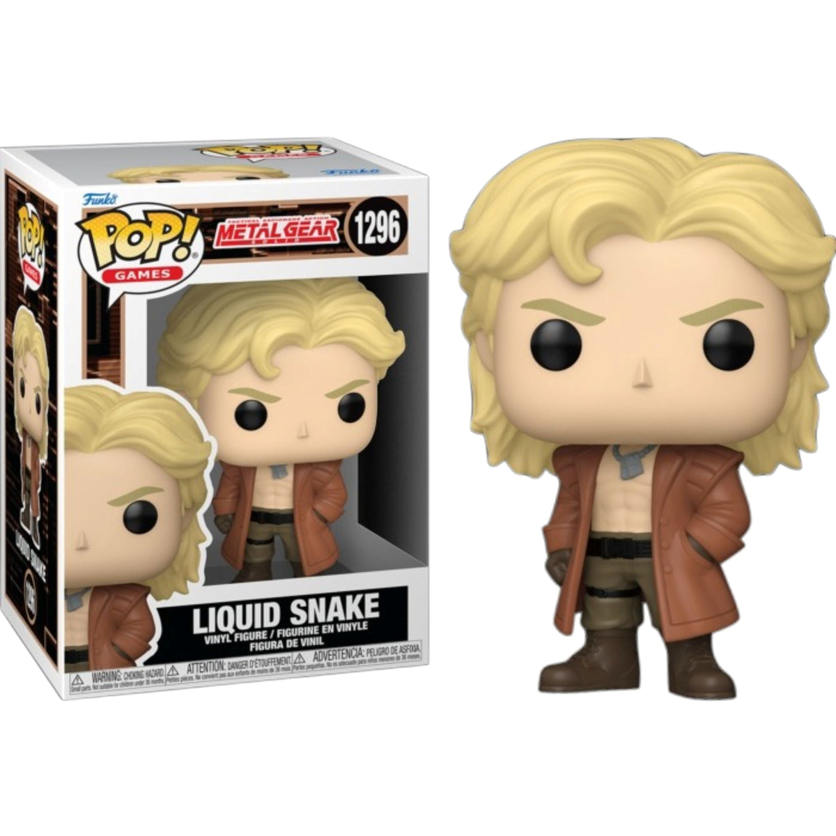 FUNKO POP Games: Metal Gear Solid - 1296 Liquid Snake 9cm Funko