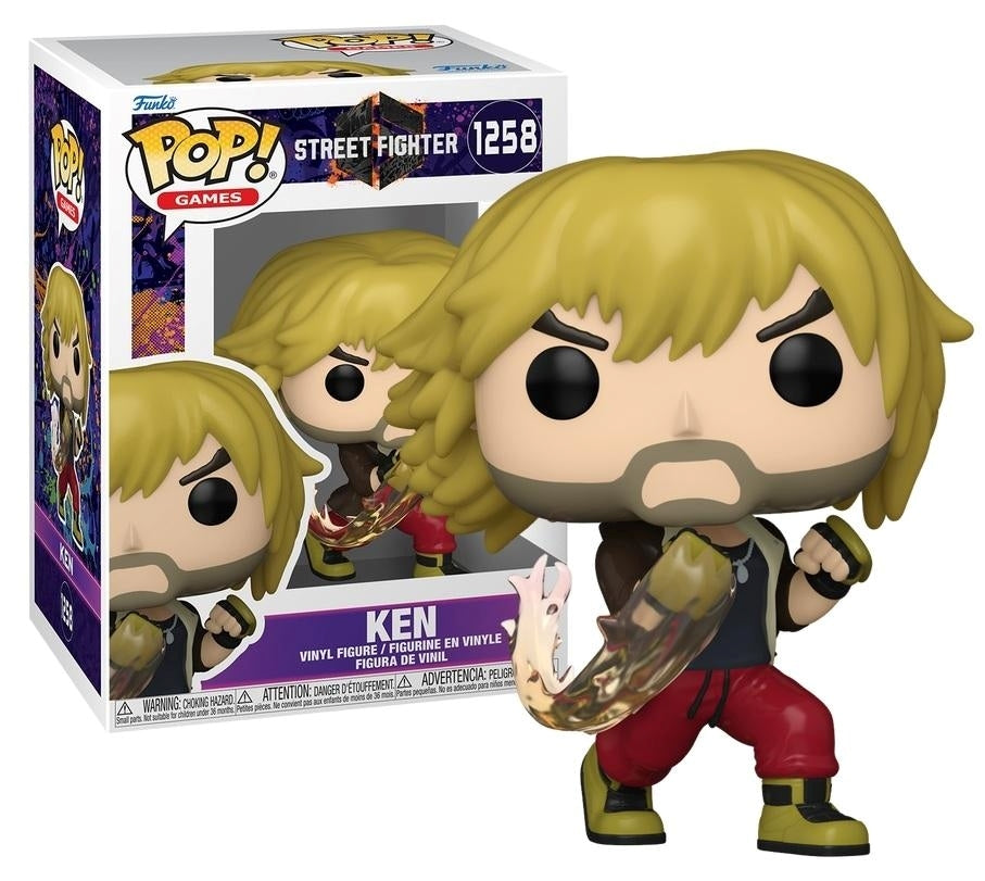 FUNKO POP Games: Street Fighter 6 - 1258 Ken 9cm Funko