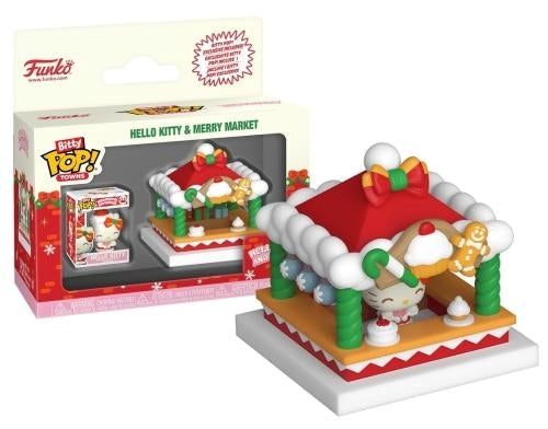 FUNKO Bitty POP Town: Hello Kitty Holyday - Merry Market & Hello Kitty Funko