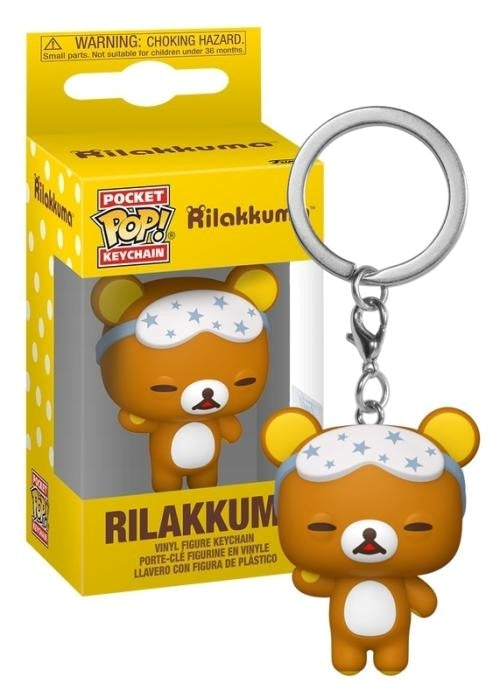 FUNKO POP Keychain: Rilakkuma - Rilakkuma Sleepy Funko