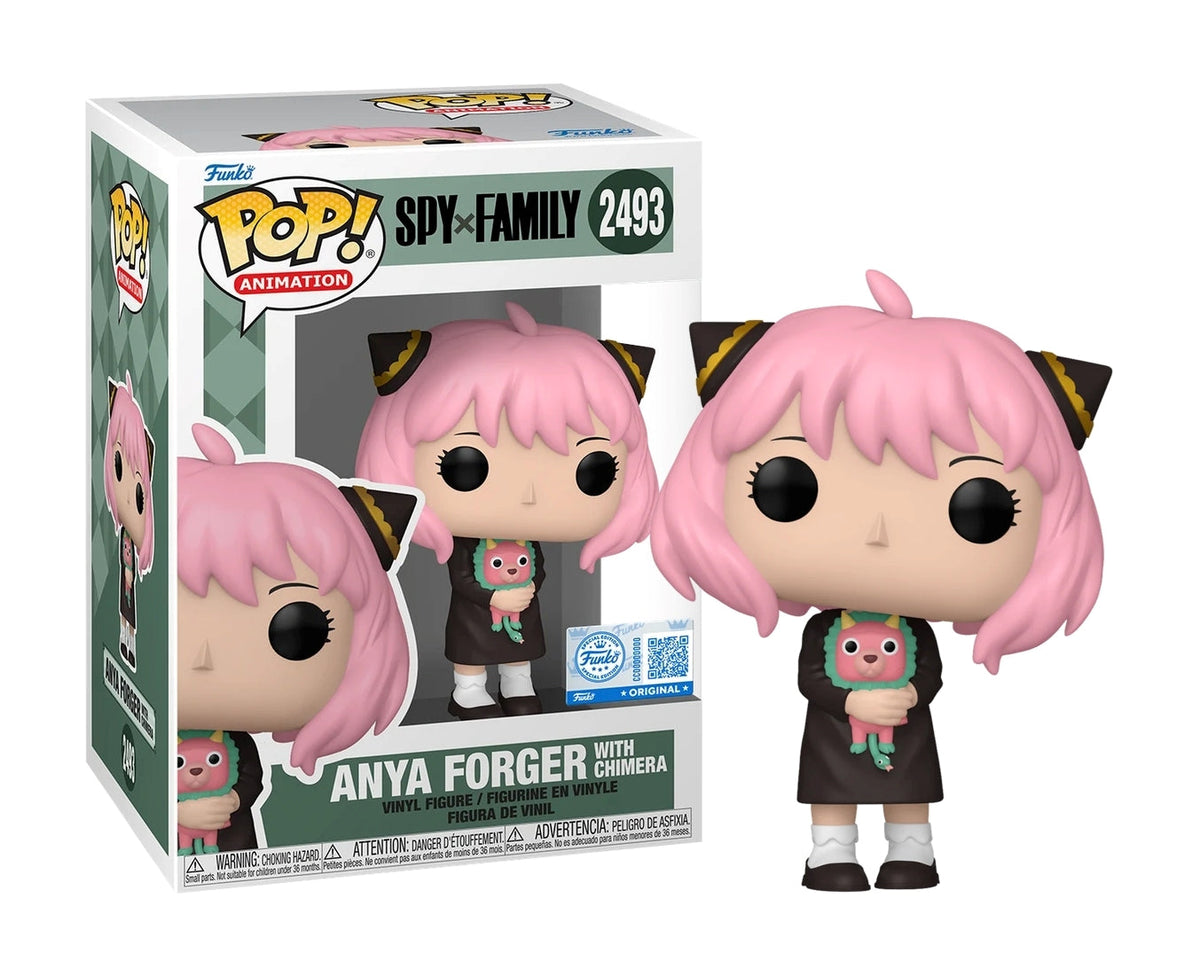 FUNKO POP Animation: Spy X Family - 2493 Anya Forger With Chimera 9cm (Exclusive) Funko