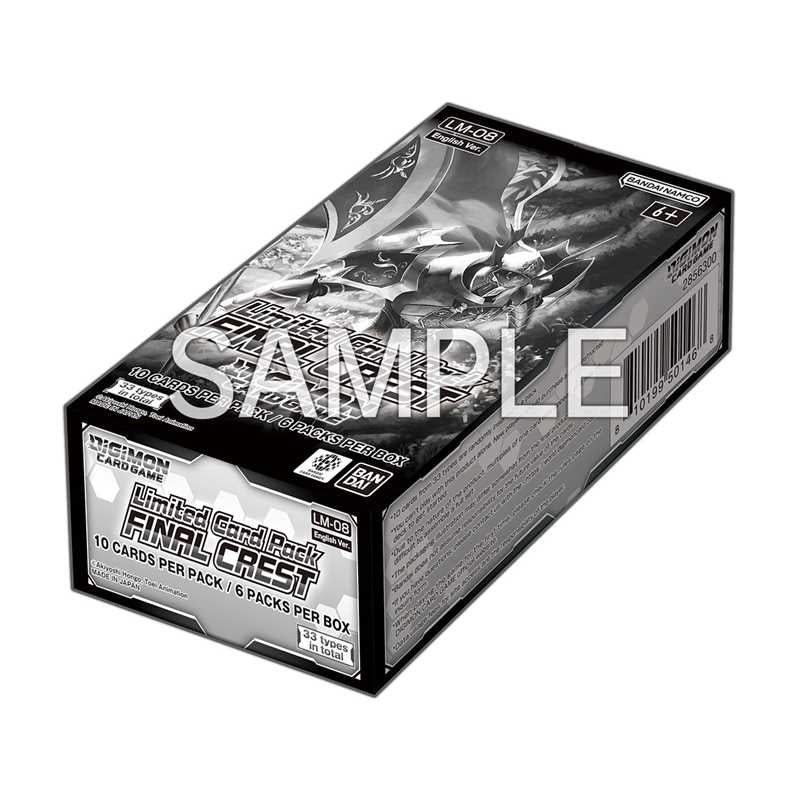BANDAI DIGIMON CARD GAME - Limited Card Pack FINAL CREST LM-08 (6 buste) - ENG (possibile allocazione) Bandai TCG