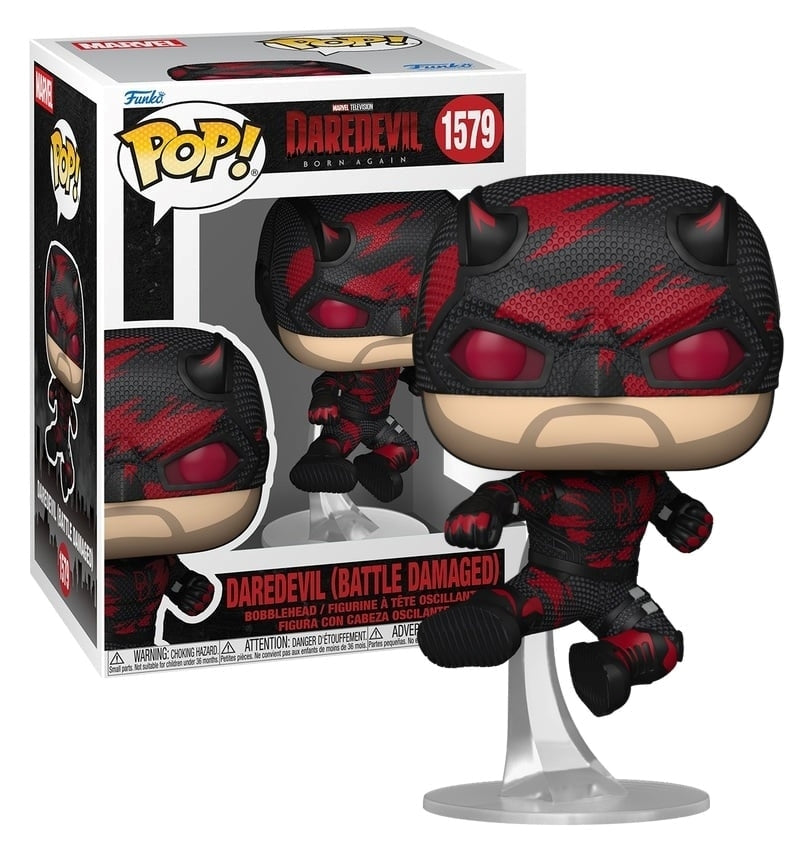 FUNKO POP Marvel: Daredevil Born Again - 1579 Daredevil Battle Damaged 9cm Funko