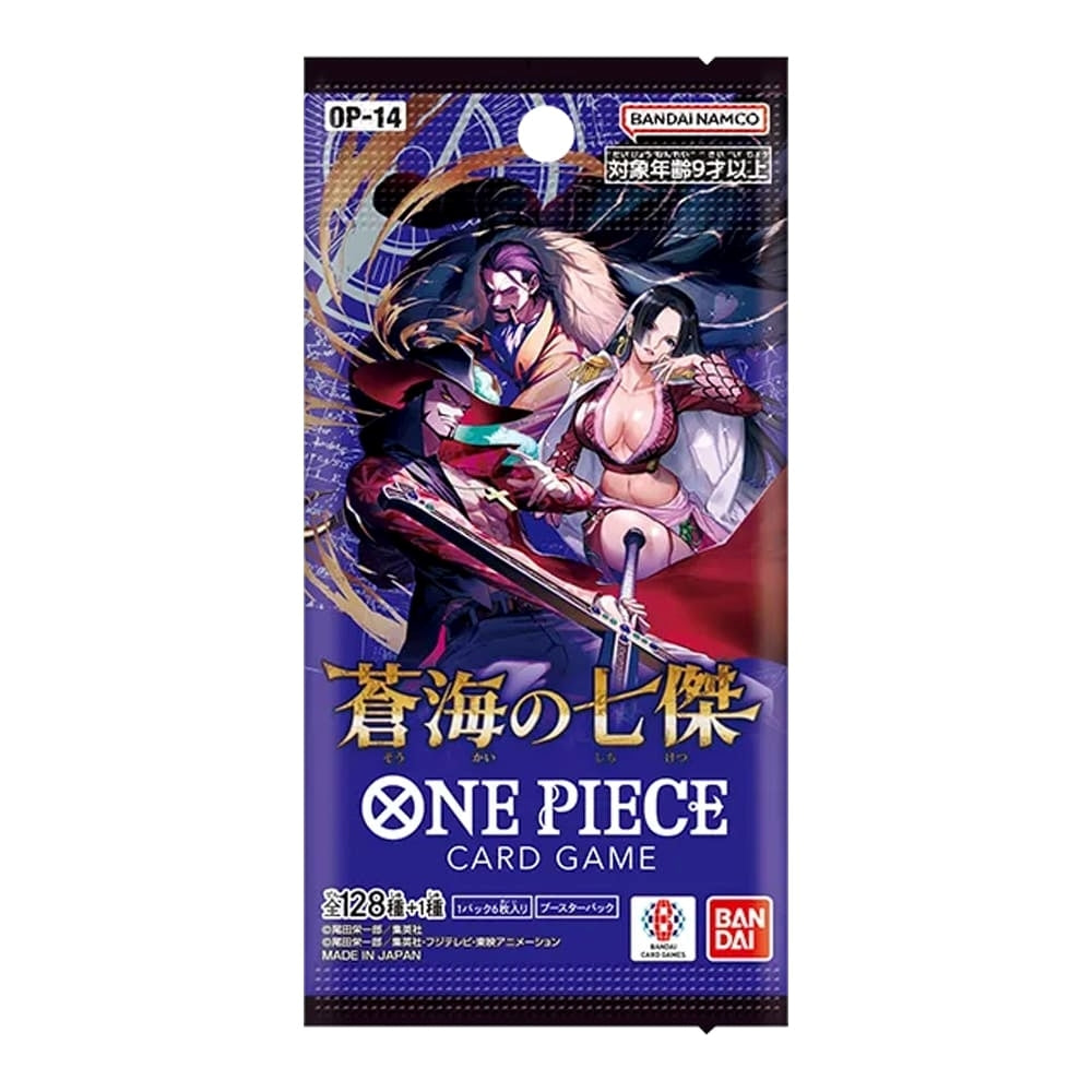 ONE PIECE CARD GAME: OP-14 The Azure Sea's Seven - Booster Pack JAP - (Prodotto da collezione) TCG JP