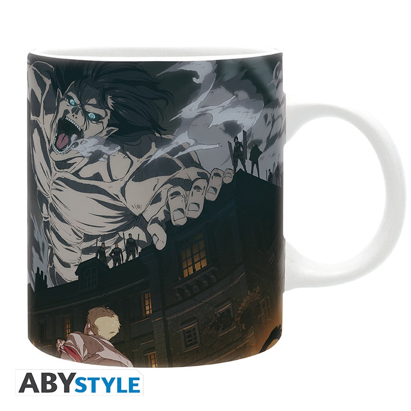 ABYSTYLE ATTACK ON TITAN - Season 4 Key Art - Tazza 320 ml Abystyle