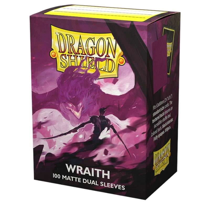 DRAGON SHIELD Dual Matte Sleeves - Wraith 'Alaric, Chaos Wraith' (100 Sleeves) Dragon Shield