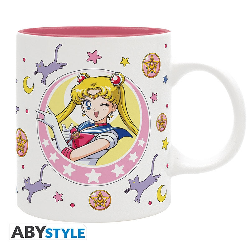 ABYSTYLE SAILOR MOON - Tazza 320 ml: "Sailor Moon & Luna Abystyle