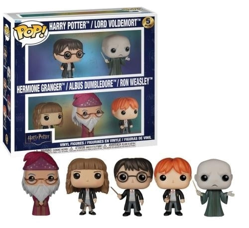 FUNKO POP Harry Potter: 5Set - Harry, Voldemort, Hermione, Albus, Ron 9cm Funko