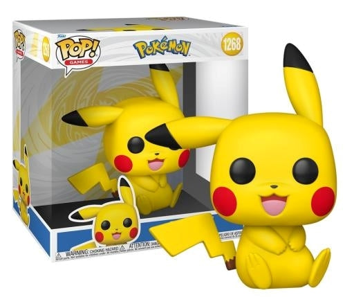 FUNKO POP Jumbo Pokemon - 1268 Pikachu (Sitting) 25cm Funko