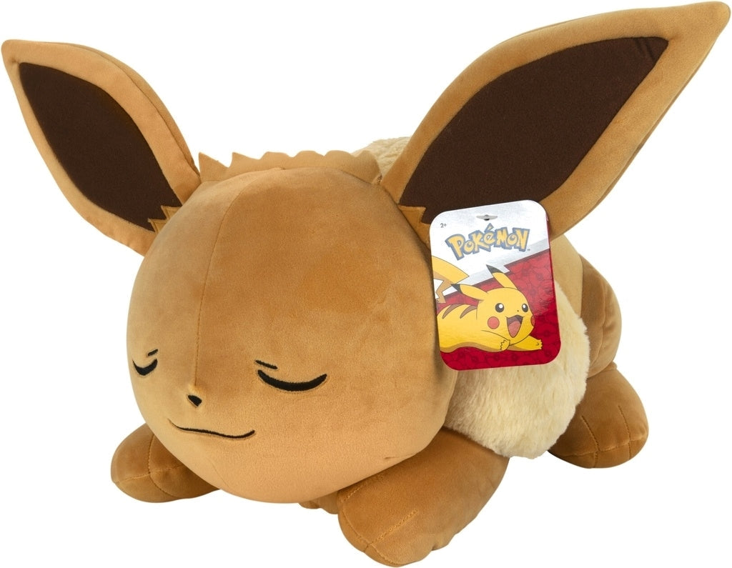 JAZWARES Peluche: Pokemon - Sleeping Eevee 45cm Jazwares