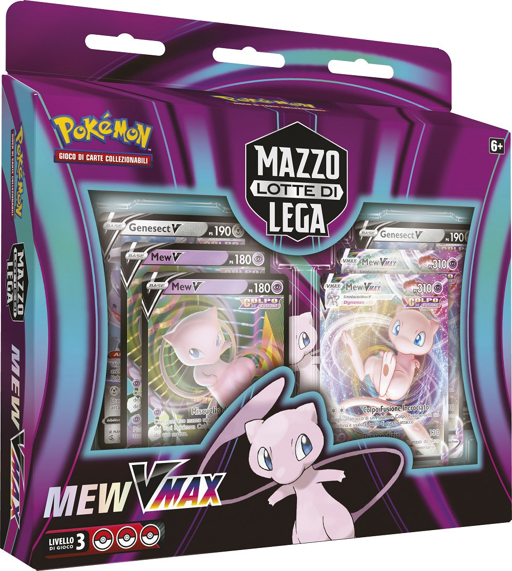 Pokemon Mazzi Lotte di Lega Mew-VMAX - Disponibile in 2/3 giorni lavorativi