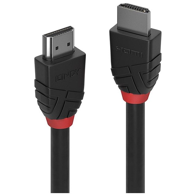Lindy Cavo Hdmi High Speed Black Line 5mt - Disponibile in 3-4 giorni lavorativi
