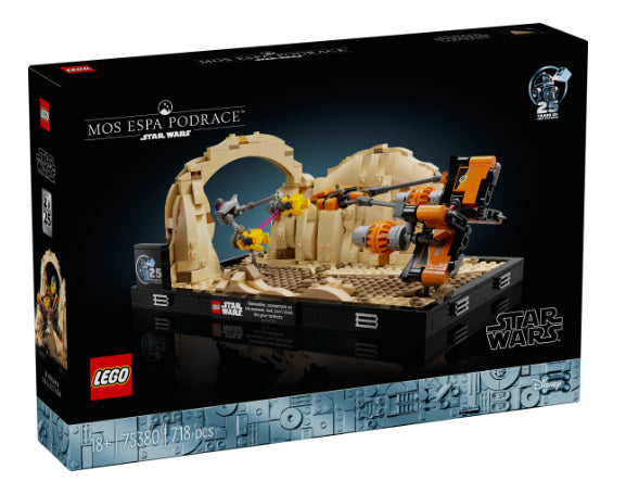 LEGO 75380 Star Wars - Diorama Gara degli sgusci su Mos Espa - Disponibile in 2/3 giorni lavorativi