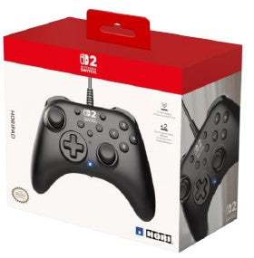 Switch 2 HORI Controller Cablato HORIPAD (Nero) - Data di uscita 05/06/2025 GED