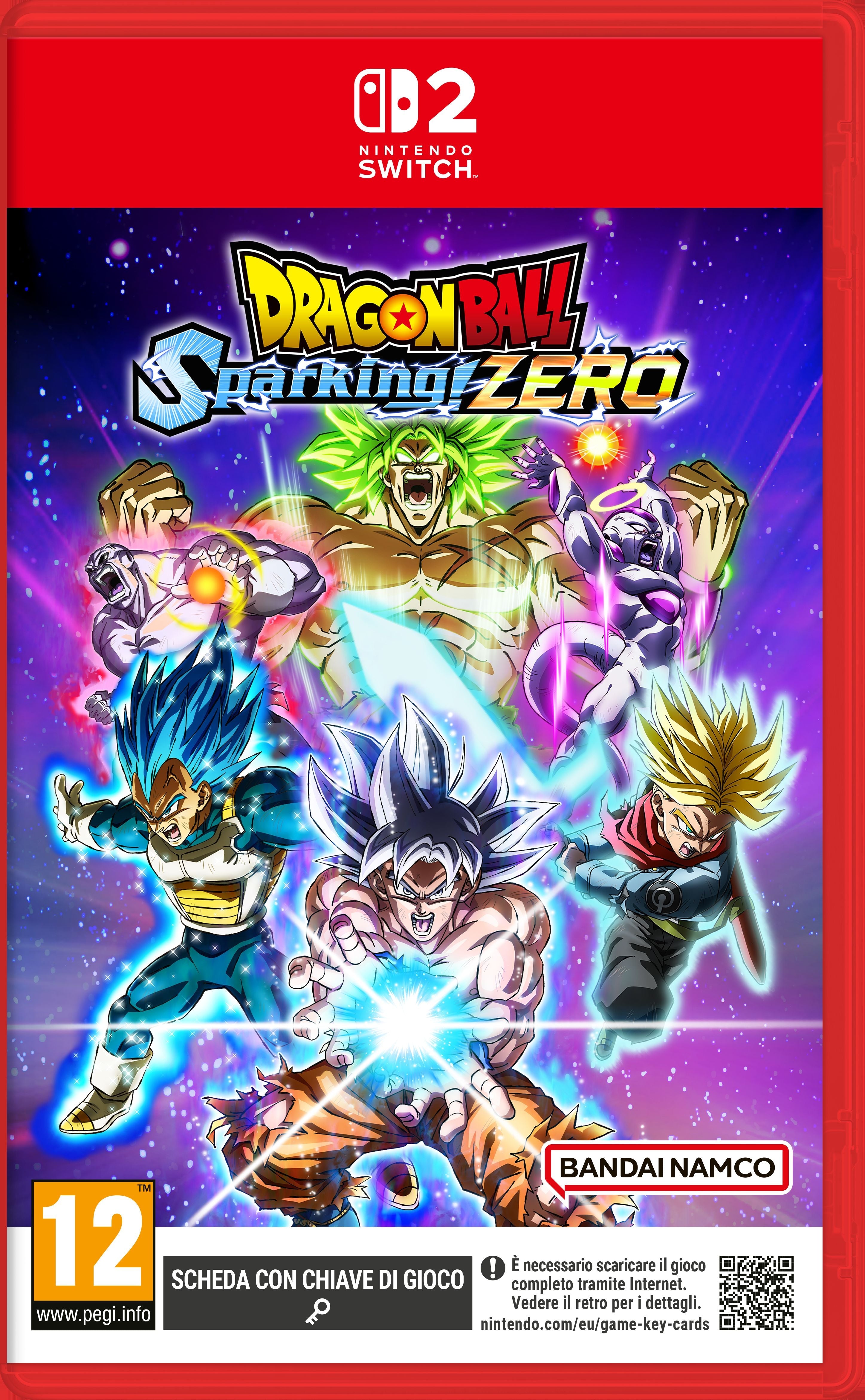 Switch 2 Dragon Ball Sparking Zero (keycard) - Data di uscita: 14-11-2025 Namco Bandai