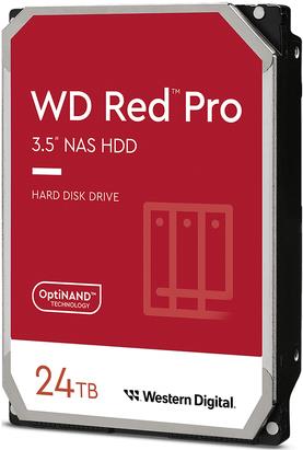 WD Red Pro WD240KFGX - Festplatte - 24 TB - intern - 3.5" (8.9 cm) - SATA 6Gb/s - 7200 rpm - Puffer: 512 MB (WD240KFGX) - Disponibile in 6-7 giorni lavorativi