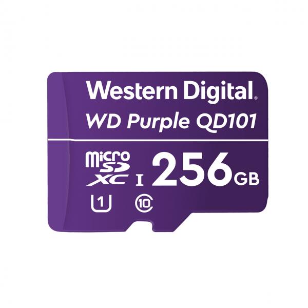 WESTERN DIGITAL QD101 MICRO SDXC 256 GB CLASSE 10 U1 VIOLA - Disponibile in 3-4 giorni lavorativi