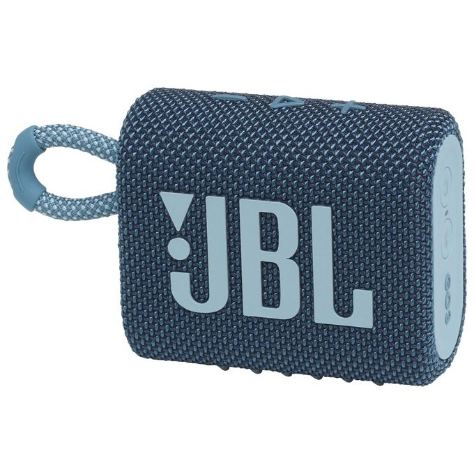 JBL GO 3 Cassa-Speaker Bluetooth  Blu - Disponibile in 3-4 giorni lavorativi