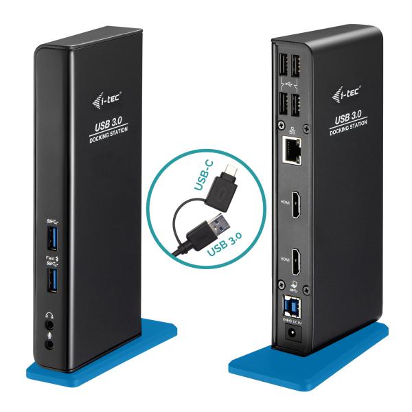 I-TEC DOCKING STATION USB 3.0/USB-C DUAL HDMI - Disponibile in 3-4 giorni lavorativi