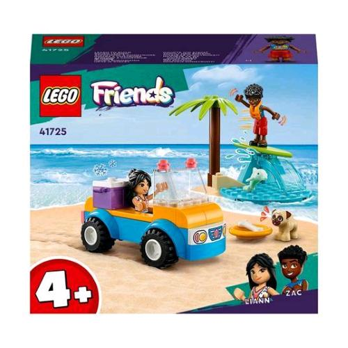 LEGO FRIENDS DIVERTIMENTO SUL BEACH BUGGY CONN MACCHINA SURF DELFINO CANE E 2 MINI BAMBOLINE - Disponibile in 3-4 giorni lavorativi