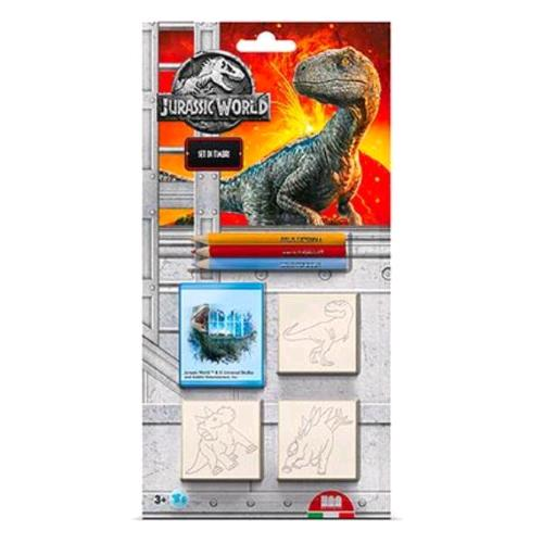 BLISTER 3 TIMBRI - JURASSIC WORLD - Disponibile in 3-4 giorni lavorativi