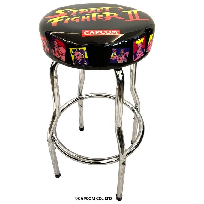 Arcade1up Sgabello Metallo Street Fighter II - Disponibile in 3-4 giorni lavorativi