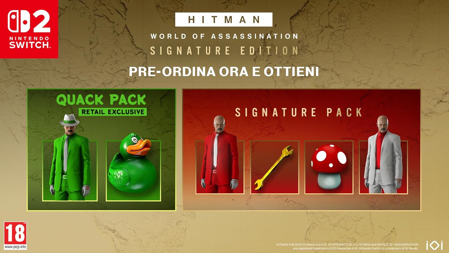 Switch 2 Hitman World of Assassination Signature Edition - Ed. Italiana - Versione su scheda - Data di uscita: 05-06-2025